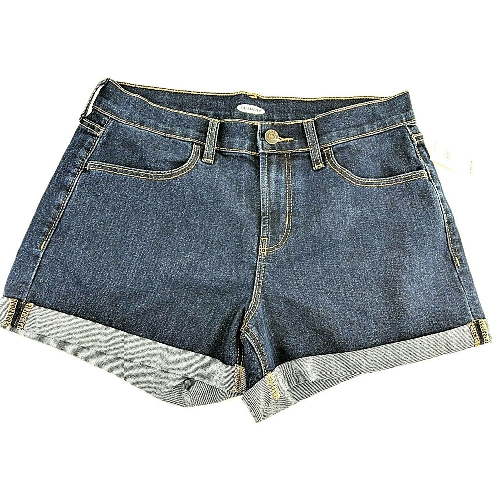 Old Navy Denim Jean Shorts Dark Wash Women's Size 4 NEW